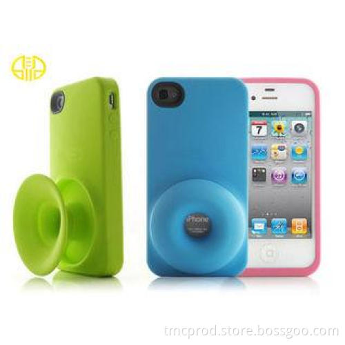 High grade Silicone Horn Speaker , Mini Amplifier For Iphon